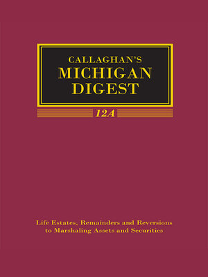 cover image of Michigan Digest